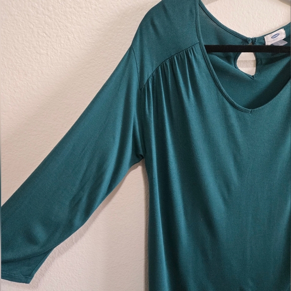 OLD NAVY Teal Long Sleeve Women's Top Size Large - Picture 5 of 11